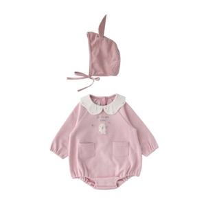 M밍크뮤D 25FW (PK)루루자가드자수SET바디슈트 모자보넷세트 (35A1360404)