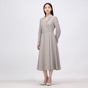 [라인어디션]사이드 버튼 벨티드 원피스 (NGOPOK99)
