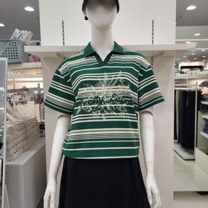 [제이디엑스]스트라이프그래픽포인트티셔츠X2TSW6552DE
