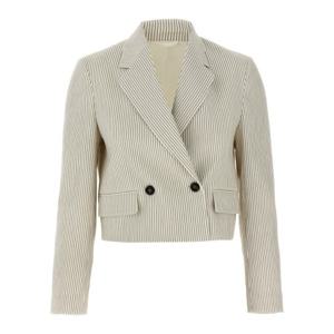 브루넬로 쿠치넬리 수트 자켓 MH5437407C1080 White
