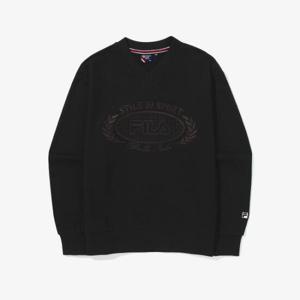 [휠라] TAG가 89,000원 테니스 브이넥 맨투맨(FS2POG3362F_BLK)