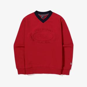 [휠라] TAG가 89,000원 테니스 브이넥 맨투맨(FS2POG3362F_DRD)