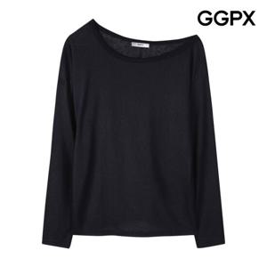 [GGPX] 언밸런스넥 긴팔 티셔츠 (GP7TS037F)