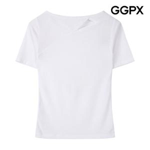 [GGPX] 스몰 트임 디테일 티셔츠 (GP7TS041F)