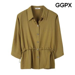 [GGPX] 허리 스트링 7부 셔츠 (GP7SH067F)