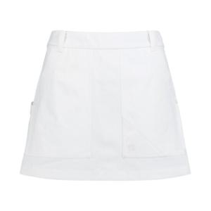 [세인트앤드류스]여성 레더 믹스 피쉬테일 큐롯 스커트 (821D1PC103WH)