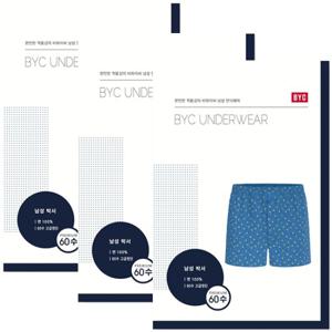 BYC청바지연상하트나염60수트렁크팬티3매MCG1460