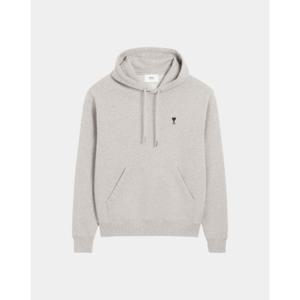아미 후드 티셔츠 HSW764730 0951 Heather ash grey