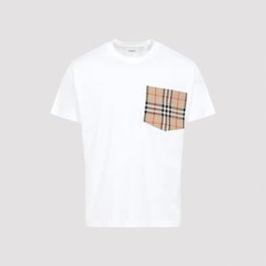 버버리 반팔 티셔츠 8073031 A1464 WHITE