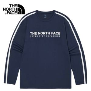 [노스페이스] 아이스 바이브 긴팔 라운드 티 NT7TQ18C