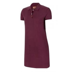 246079 NIKE Dri-Fit Golf Polo Shirt Dress Villain Red BV0193-671 Women s Size S
