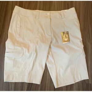 245871 Women s Nike Tour Performance Modern Rise Dri-Fit Golf Shorts size 14 -