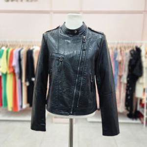 [샤틴]차이나넥 집업 라이더 페이크 가죽쟈켓S233K151A