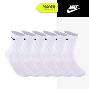 나이키 유스 에브리데이 쿠션 108 크루 양말(6910-100)6개입