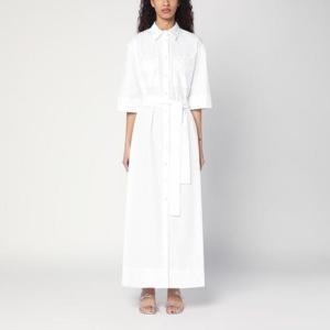 파로쉬 미디 원피스 D726019CO 001 WHITE