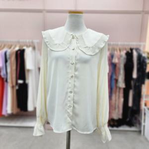 [샤틴]곡선카라넥 블라우스S233C207A