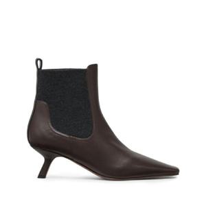25 FW Brunello Cucinelli 모닐리 디테일 가죽 앵클 부츠 MZSKC2771C8279 TP432285830