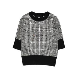 25 FW 에르마노설비노 스톤 장식 하운즈투스 티셔츠 D475L723CTEWI TP441247587