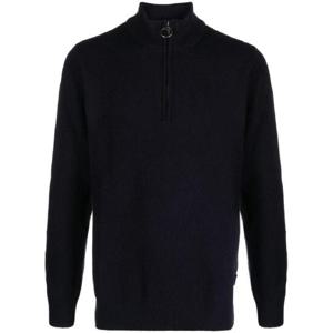 25 FW 바버 퍼넬 넥 집업 울 스웨터 MKN0837NY91 TP432038004