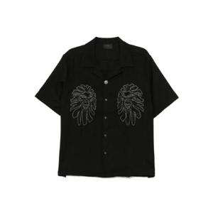 25 FW BAPE BLACK A BATHING APE 스터드 장식 셔츠 001SRK201013I TP441297070