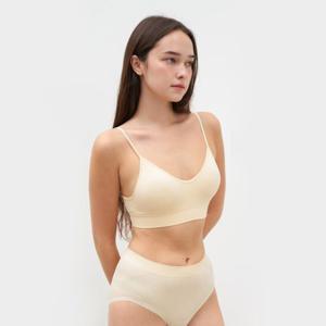 [[세컨스킨]] NEW 하트핏 노와이어 캐미브라 OU9733