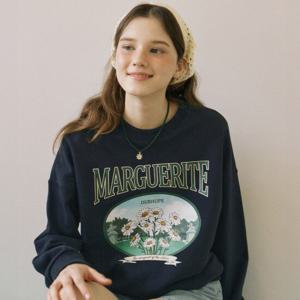 [아워호프] Jardin Margaret Sweatshirt - Navy [H24FW2-MT32-NAV]