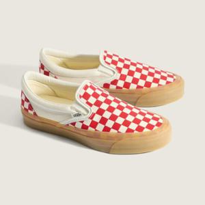 [VANS] 반스 남녀공용 프리미엄 클래식 슬립온 98 체커보드(레드) VN000E96BOP CH