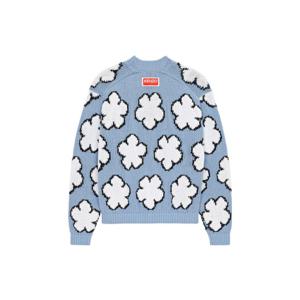 겐조 보크 플라워 니트 - 블루  FD52PU3573CI69