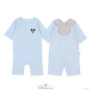 [디즈니베이비]미키체크기프트세트(턱받이)(BLUE)79R317605
