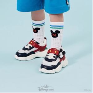 [디즈니베이비]미키컬러배색양말2세트(BLUE)_79S376003