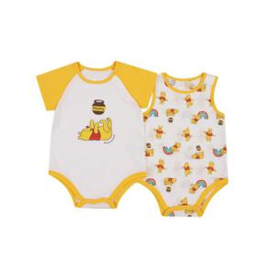 [디즈니베이비]컬러곰돌이푸바디수트2세트(YELLOW)_79S417502