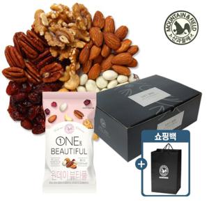 [산과들에] 피칸담은 하루견과 원데이뷰티풀 50봉 선물세트+쇼핑백