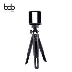 bob 3단 높이조절가능 스마트폰 미니 삼각대 핸드그립 ZR518