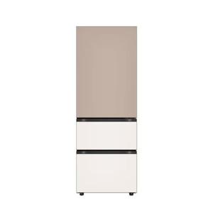 [1등급 가전 환급 10%] (25년형) LG 디오스 오브제 Fit & Max 1등급 324리터 김치냉장고 Z334GCB151S 브라운/베이지