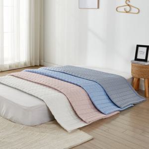 몽쉐어 포니타 여름 햄프 시어서커 카페트 겸 침대패드 Q