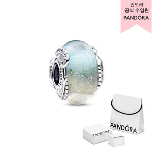 [판도라(주얼리)][백화점 보증서 제공]멀티컬러 뮤라노 글래스 & 커브드 페더 참_792577C00
