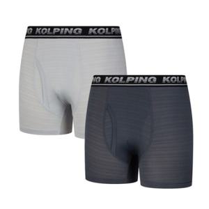 [콜핑]남성 사계절 흡습속건 이너 기능성 사각팬티 KFU2101M