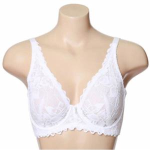 [비비안(언더웨어)]쟈가드 레이스 화이트 홑겹 브래지어(BR3514W)