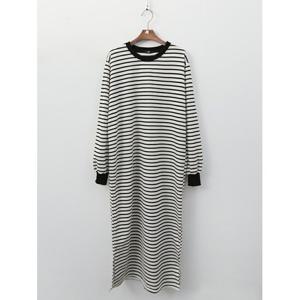 [샵앤]베이직 국산 단가라 여성 긴팔 롱원피스 ARA-WDR-3087-블랙