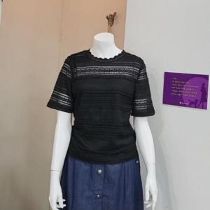 올리비아하슬러 DP01 래이스 티셔츠 OHDMTS203