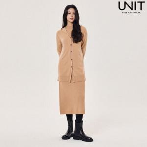 유닛  캐시미어 후드 니트 가디건 (UFJKCA456C)