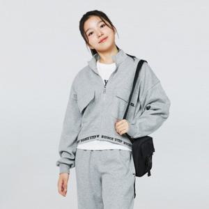 [소이]크롭 반목 점퍼 24F0151_GY_OD