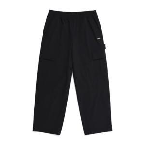 내셔널지오그래픽 N251MPT030 카고 포켓 와이드 팬츠 BLACK