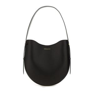 빅토리아베컴 커브드 레더 숄더 백 B125AAC006190A BLACK