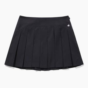 [30%OFF] 르꼬끄골프  여성 솔리드 오비밴드 플리츠 스커트 (GQ122LSK14)