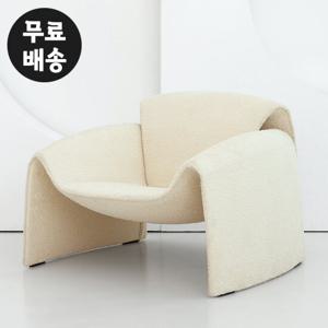 샤뜨 패브릭 1인용 소파 일인용 예쁜 쇼파(아이보리)