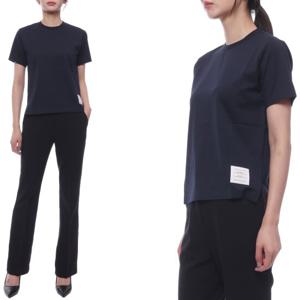 [톰브라운] 24FW 여성 크루넥 반팔티셔츠 (FJS036A 05398 415 24F)