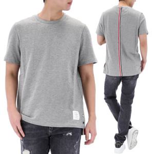 25SS 톰브라운 삼선 백 스트립 반팔 티셔츠 MJS056A 00050 055