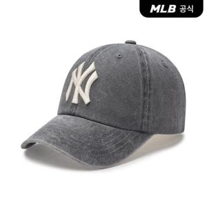 [MLB공식] 25N H핏 피그먼트 언스트럭쳐 볼캡 NY (Charcoal Grey) 3ACPVV65N