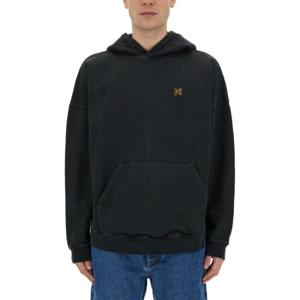 팜엔젤스 버닝 모노그램 프린트 오버사이즈 후드티 PMBB117 R24